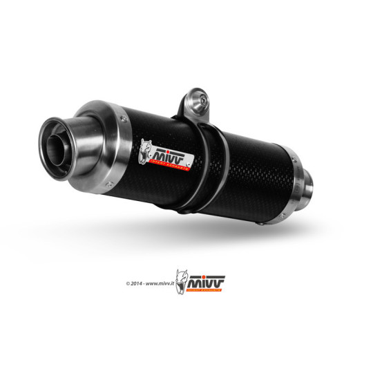 Silencieux MIVV GP carbone Suzuki GSF650 Bandit/GSX650F 2007-2016