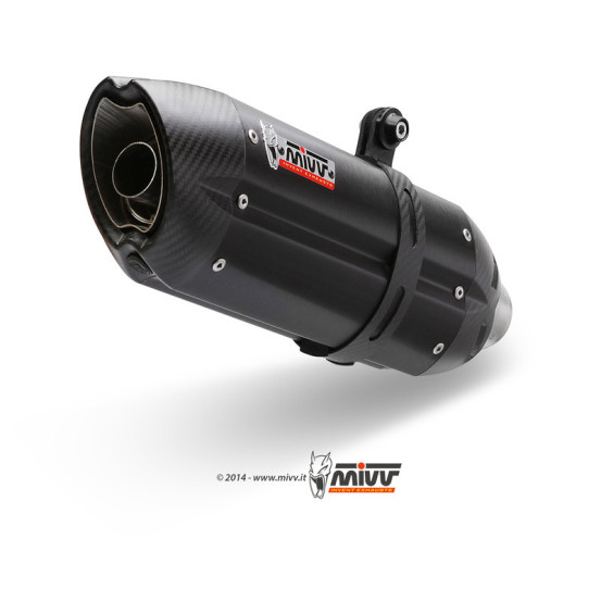 Silencieux MIVV Suono inox noir Suzuki 2007-2016