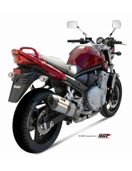 Silencieux MIVV Suono inox Suzuki GSF 650 BANDIT 2007-2016
