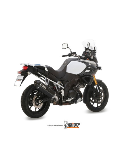 Silencieux MIVV Speed Edge inox noir Suzuki DL 1000 V-Strom 2014-2016