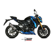 Silencieux d'échappement MIVV Suono inox - carbone - Suzuki GSX-S 750