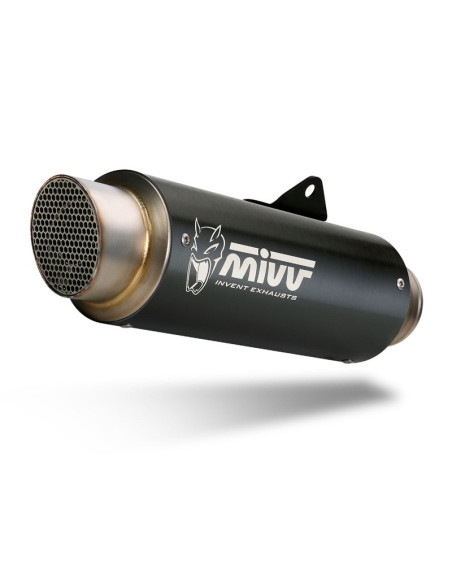 Silencieux d'échappement MIVV GP-Pro inox noir - inox - Suzuki GSXR 1000
