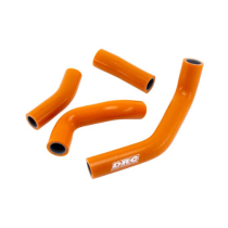Kit durites de radiateur DRC KTM SX 65 01-08 Orange