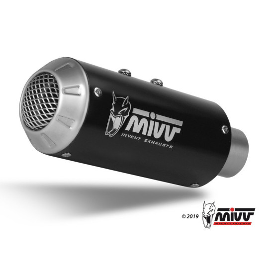 Silencieux d'échappement MIVV MK3 inox noir - inox - Yamaha MT-10