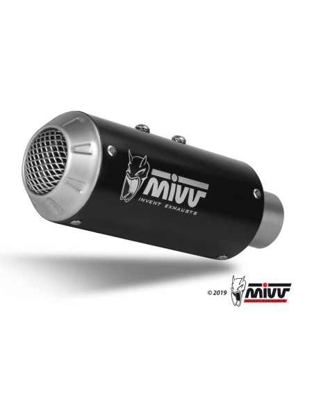 Silencieux d'échappement MIVV MK3 inox noir - inox - Yamaha MT-10
