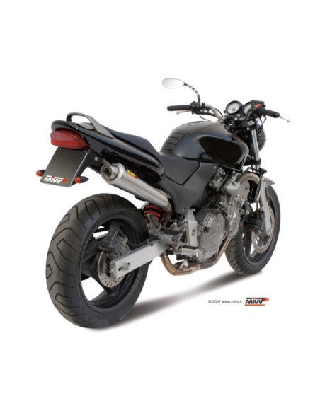 Silencieux MIVV X-Cone inox brossé Honda CB600F Hornet 1998-2002