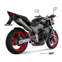 Silencieux MIVV X-Cone inox brossé Honda CB600F Hornet 2003-2006