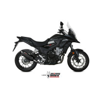 Silencieux d'échappement MIVV Suono inox noir - carbone - Honda CB500X