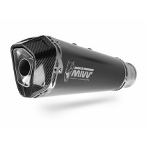 Silencieux d'échappement MIVV Delta Race inox noir - carbone - Honda CB1000R