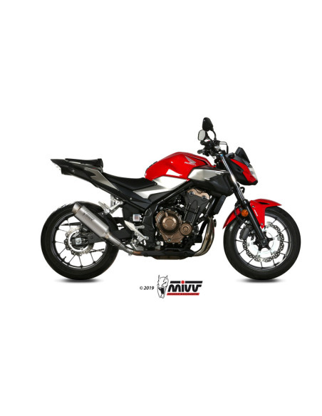 Silencieux d'échappement MIVV GP Pro titane - inox - Honda CB500F