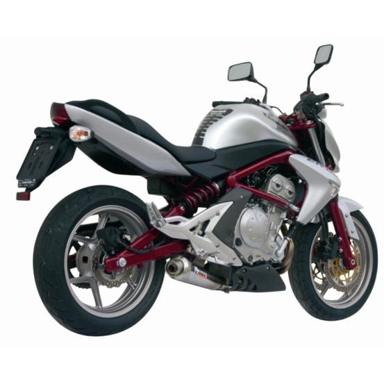 Silencieux MIVV X-Cone inox brossé Kawasaki ER-6N/F 2005-2014