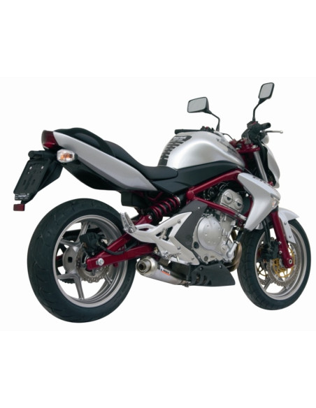 Silencieux MIVV X-Cone inox brossé Kawasaki ER-6N/F 2005-2014