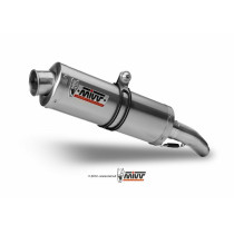 Silencieux double MIVV Oval inox Kawasaki Z1000 2007-2009