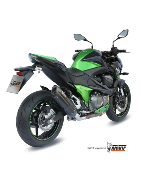 Silencieux MIVV Suono inox noir Kawasaki Z 800 2013-2016