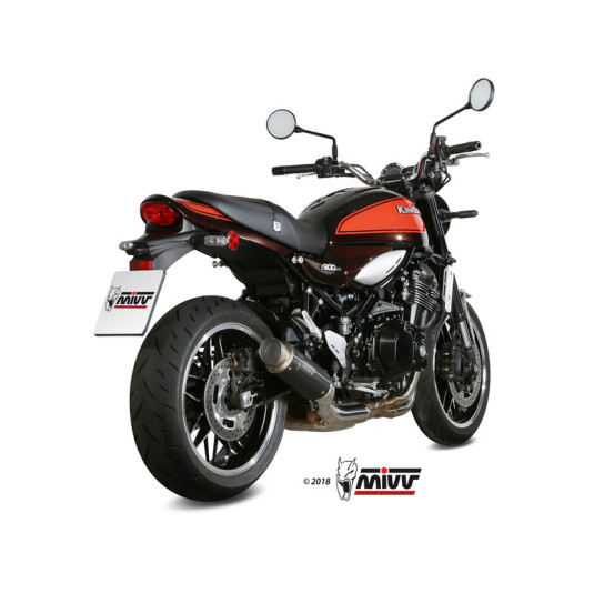 Silencieux d'échappement MIVV GP Pro inox noir - inox - Kawasaki Z900RS