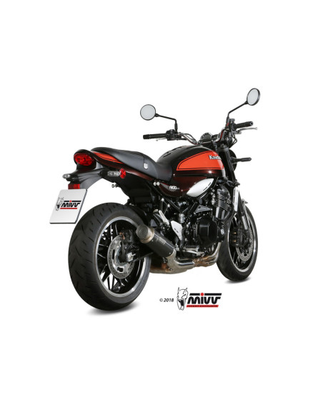 Silencieux d'échappement MIVV GP Pro inox noir - inox - Kawasaki Z900RS