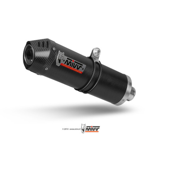 Silencieux MIVV Oval carbone complet Suzuki GSX-R1000 2005-2006