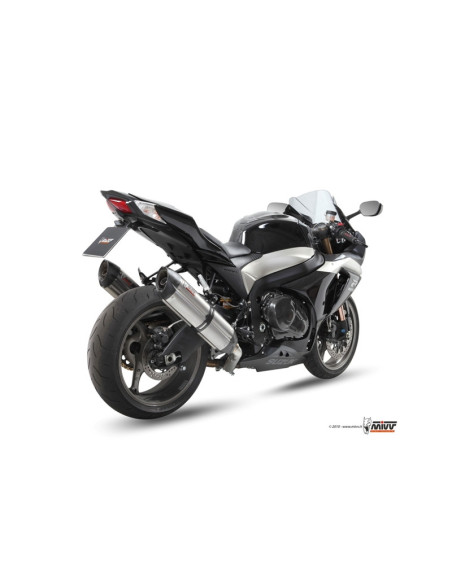 Silencieux double MIVV Suono inox Suzuki GSX-R1000 2009-2011
