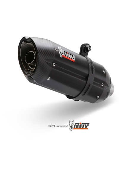 Silencieux MIVV Suono inox noir Suzuki GSR 750 2011-2016