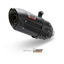Silencieux MIVV Suono inox noir Honda CBR 600 RR 2007-2012 position sous selle