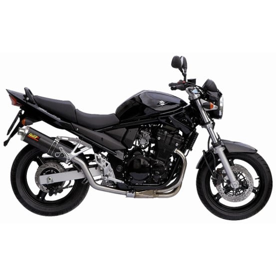 Silencieux MIVV Oval carbone Suzuki GSF650 Bandit 2005-2006 position haute