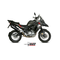 Silencieux d'échappement MIVV Speed Edge inox noir - carbone - Benelli TRK 502X