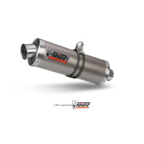 Silencieux MIVV Oval titane Honda XRV 750 Africa Twin 1993-2002