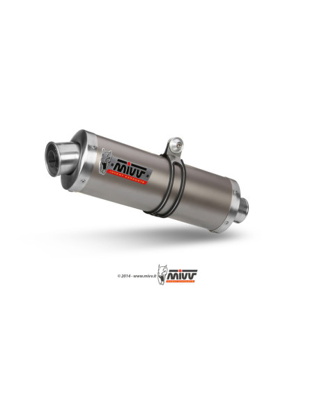 Silencieux MIVV Oval titane Honda XRV 750 Africa Twin 1993-2002