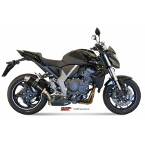 Silencieux d'échappement MIVV GP inox brossé noir - Honda CB 1000 R