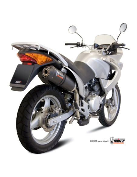 Silencieux MIVV Oval carbone complet Honda XL125V Varadero 2007-2016