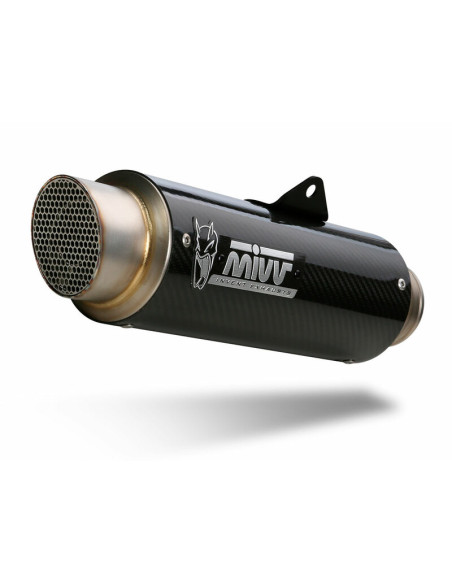 Silencieux d'échappement MIVV GP Pro carbone - inox - Kawasaki Z 900 RS