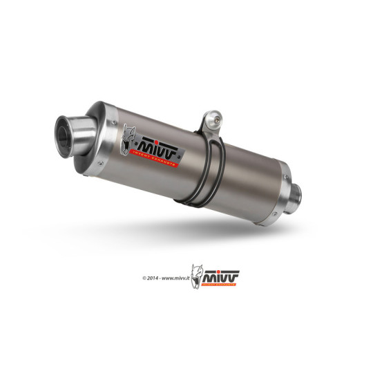 Silencieux MIVV Oval titane Suzuki GSF600 Bandit 1995-2004