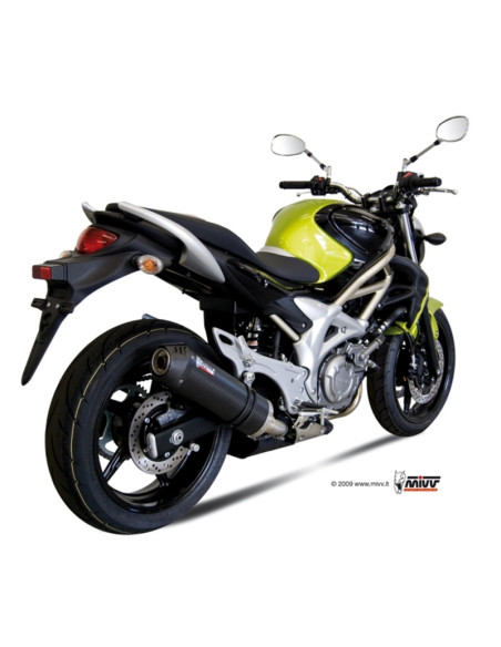 Silencieux MIVV Oval carbone complet Suzuki Gladius SFV 650 2009-2016