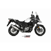 Silencieux d'échappement MIVV Speed Edge inox - carbone - Suzuki DL650 V-Strom