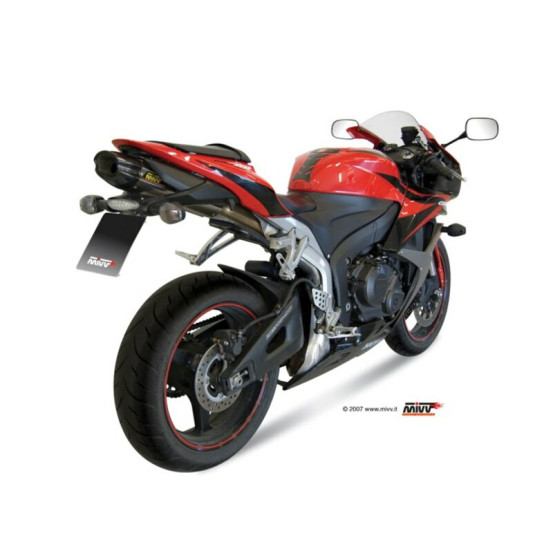 Silencieux MIVV Suono inox Honda CBR 600 RR 2007-2016 position sous selle
