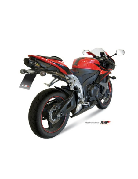 Silencieux MIVV Suono inox Honda CBR 600 RR 2007-2016 position sous selle