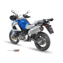 Silencieux MIVV Oval Titane embout carbone Yamaha XT-Z 1200 Super Ténéré 2010-2016