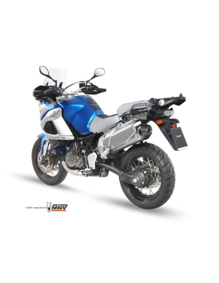 Silencieux MIVV Oval Titane embout carbone Yamaha XT-Z 1200 Super Ténéré 2010-2016