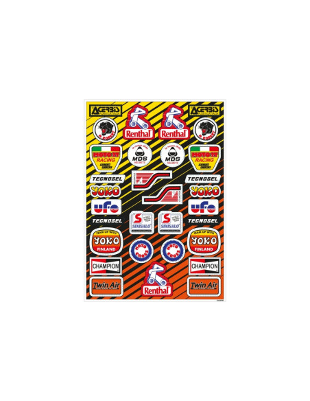Kit Stickers Tecnosel Logo vintage Universel