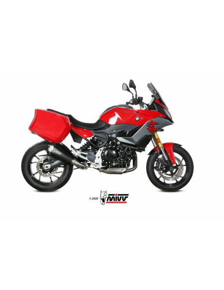 Silencieux d'échappement MIVV Delta Race Inox noir - carbone - BMW F900XR
