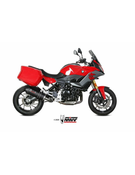 Silencieux d'échappement MIVV Oval carbone - BMW F900XR