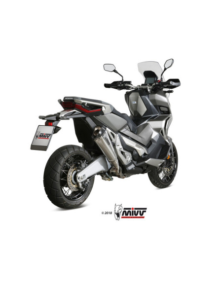 Silencieux d'échappement MIVV Delta Race inox - carbone - Honda X-ADV 750