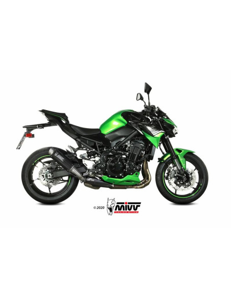 Silencieux d'échappement MIVV GP Pro carbone - inox - Kawasaki Z900