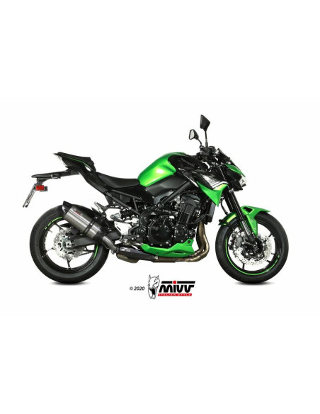 Silencieux d'échappement MIVV Suono inox - carbone - KAWASAKI Z900 2020-