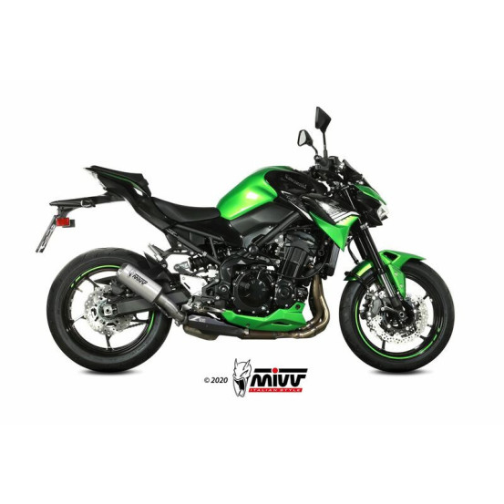 Silencieux d'échappement MIVV MK3 inox - inox - Kawasaki Z900
