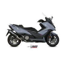 Silencieux d'échappement MIVV Speed Edge inox noir - carbone - Kymco AK 550
