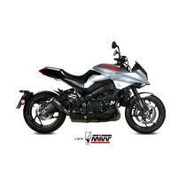 Silencieux d'échappement MIVV MK3 carbone - inox - Suzuki GSX-S 1000 KATANA