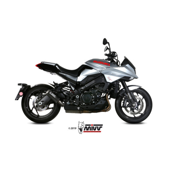 Silencieux d'échappement MIVV MK3 carbone - inox - Suzuki GSX-S 1000 KATANA