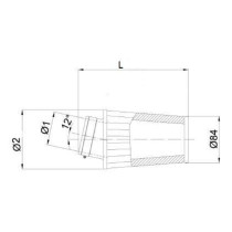 Filtre conique BMC Dimensions Ø 65mm