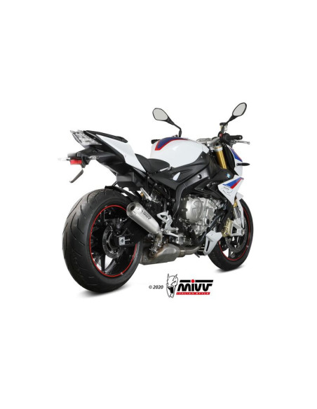 Silencieux d'échappement MIVV X-M1 - titane-inox BMW S1000R
